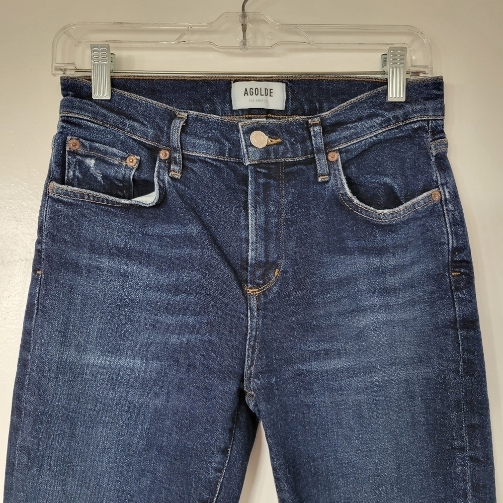 Agolde Sophie Mid-Rise Skinny Jean in Cabana Wash Size 26 - Picture 6 of 11